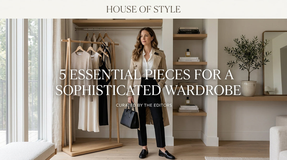 5 Essential Pieces for a Sophisticated Wardrobe